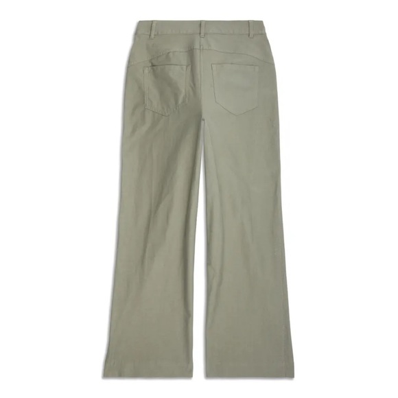 ❤️ Lululemon City Sleek High-Rise Wide-Leg Pant *Light Utilitech Grey Sage NWT - Picture 4 of 11